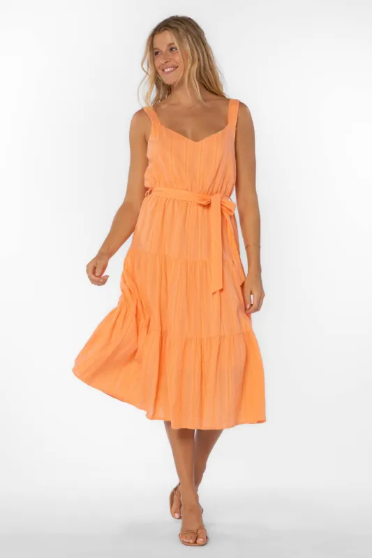 Jezebelle Bright Coral Dress sold by Velvet Heart