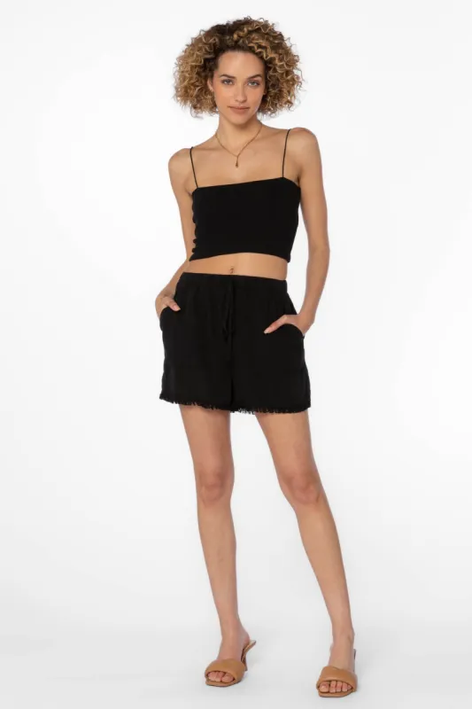 Simone Black Shorts sold by Velvet Heart