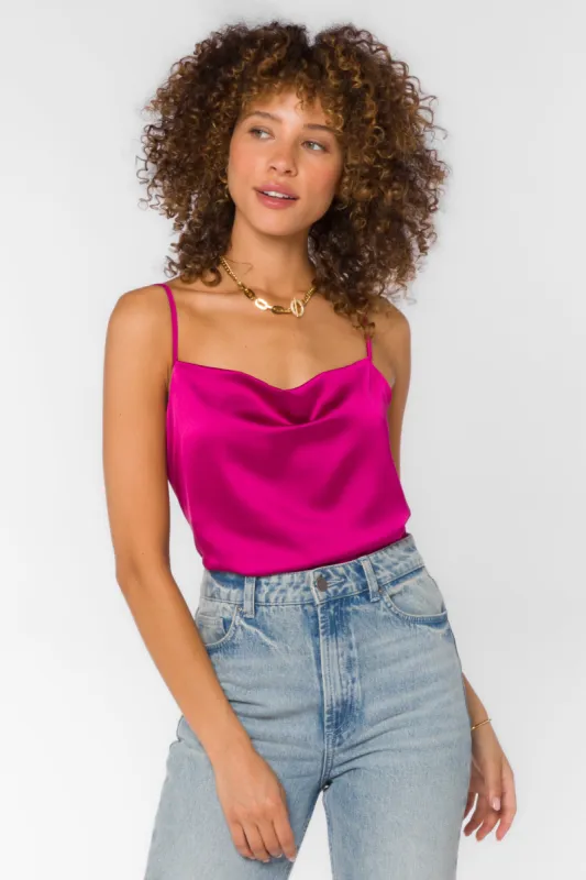 Mindy Fuchsia Top sold by Velvet Heart