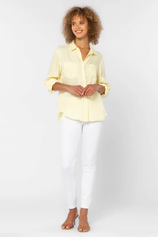 Riley Light Yellow Shirt sold by Velvet Heart