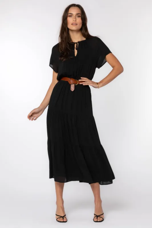 Athena Black Dress sold by Velvet Heart