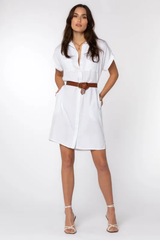 Joya White Dress sold by Velvet Heart