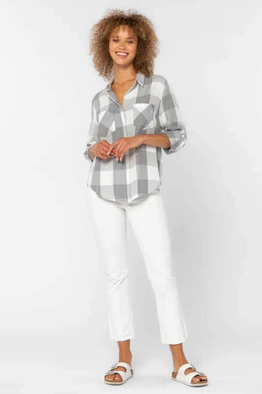 Riley Grey Check Shirt sold by Velvet Heart