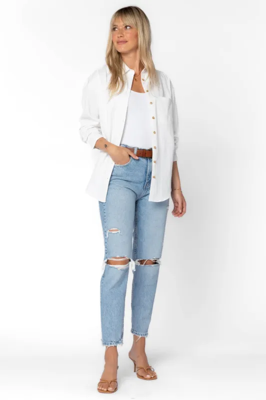 Leonard White Shirt sold by Velvet Heart