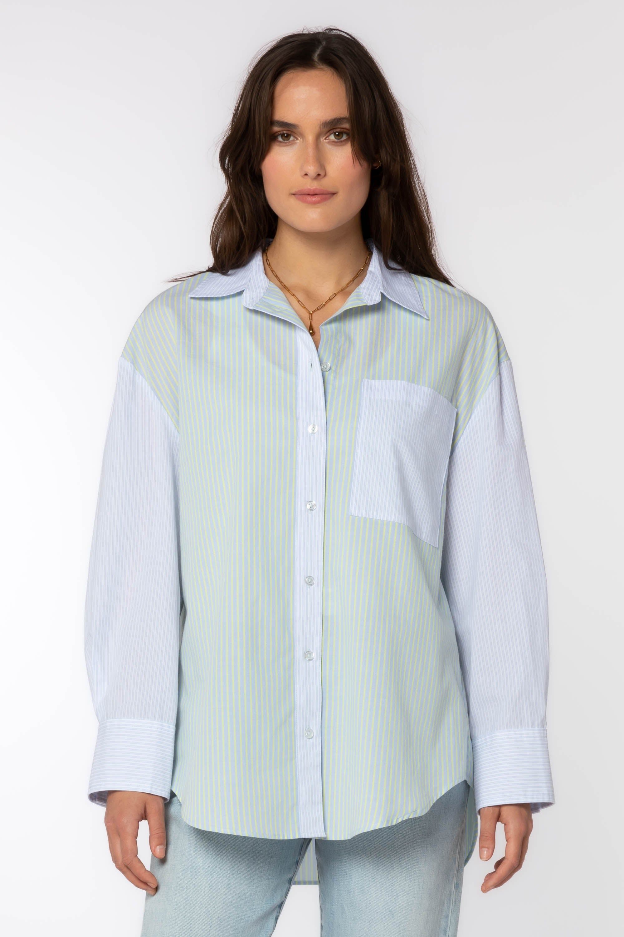 Sutton Blue Green Shirt sold by Velvet Heart product image thumbnail 3