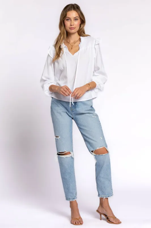 Penelope White Blouse sold by Velvet Heart