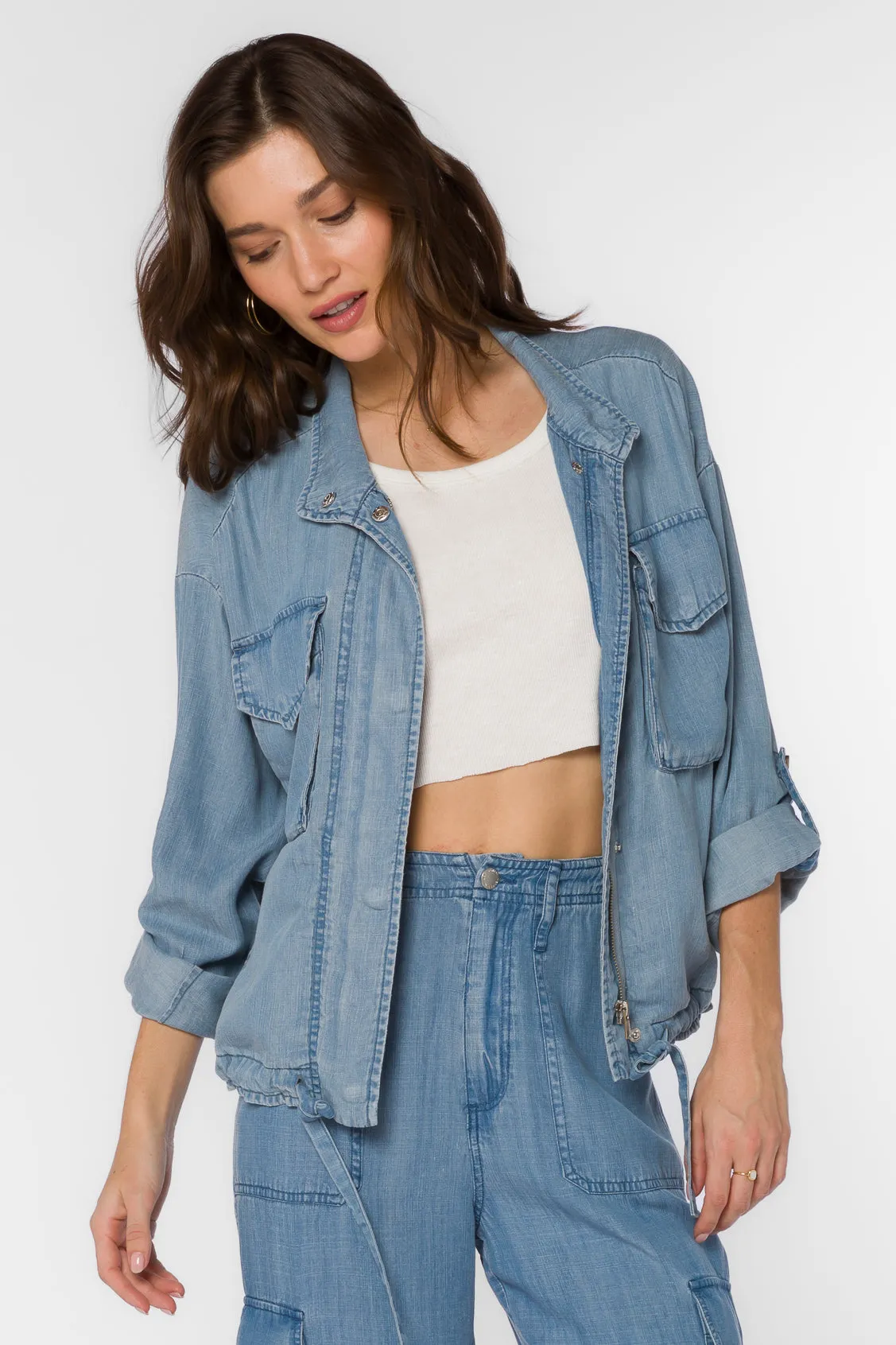 Rogue Fade-Out Blue Jacket sold by Velvet Heart