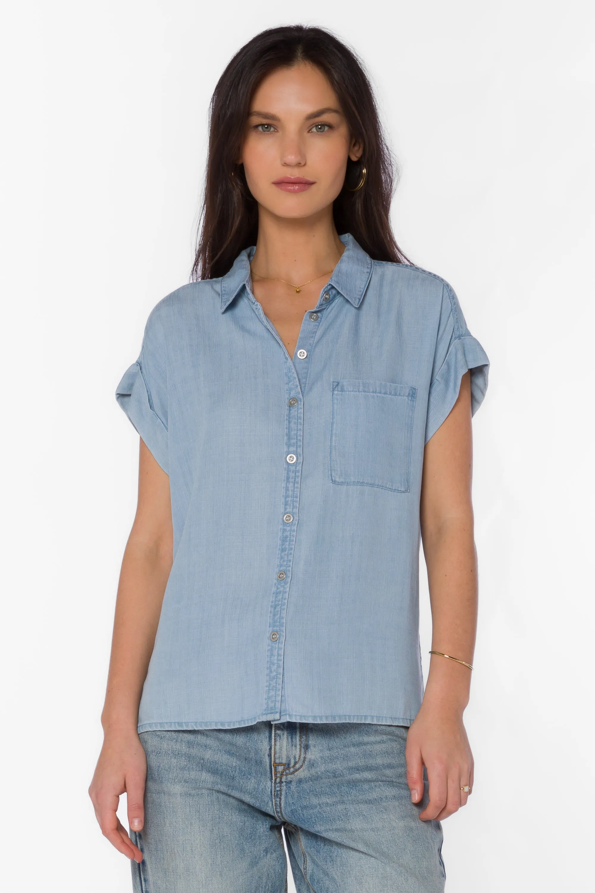 Edison Greyson Blue Shirt sold by Velvet Heart product image thumbnail 3