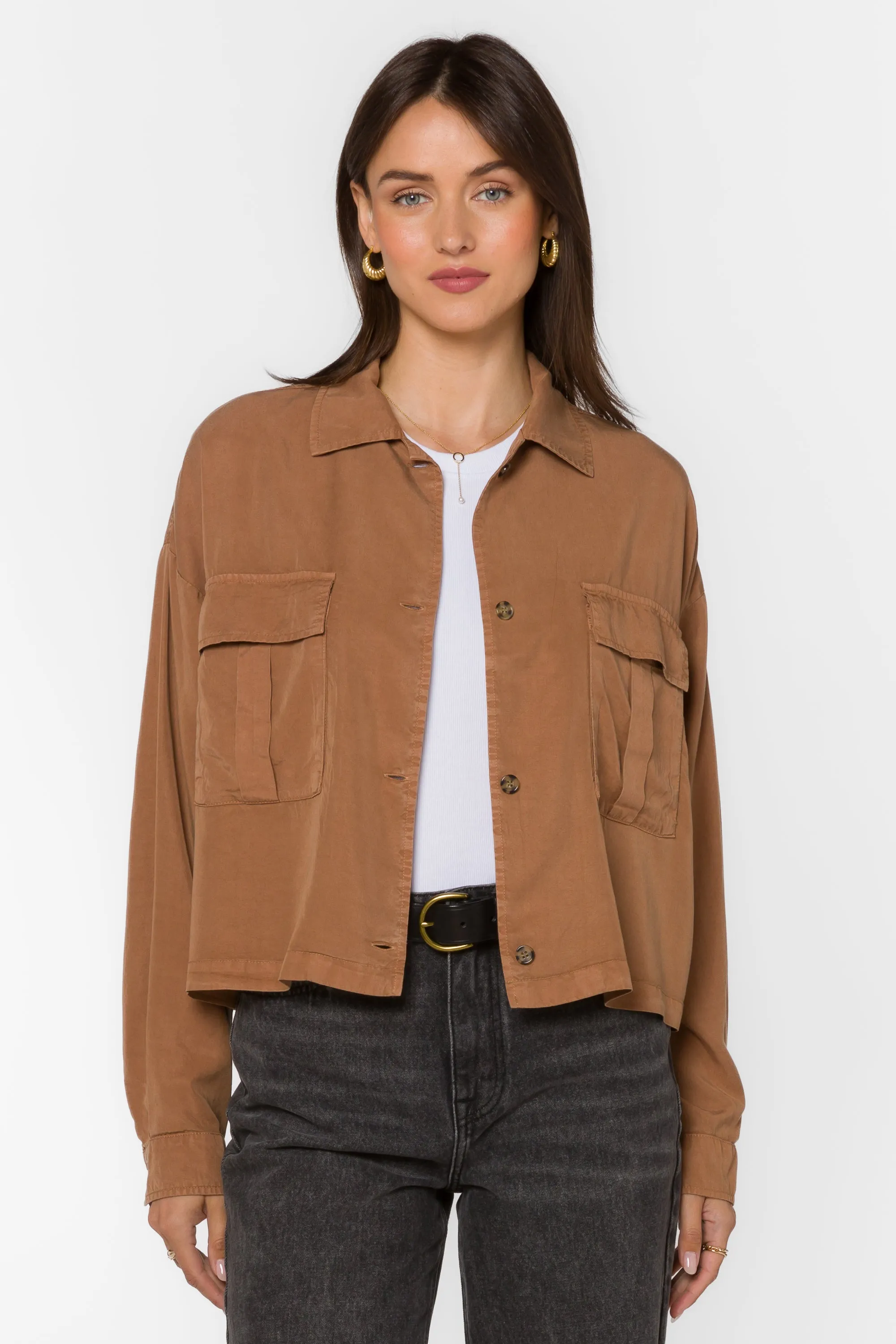 Charlynn Rustic Brown Jacket sold by Velvet Heart product image thumbnail 3