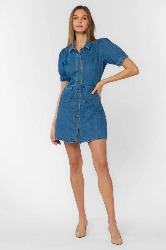 Romina Blue Dress sold by Velvet Heart