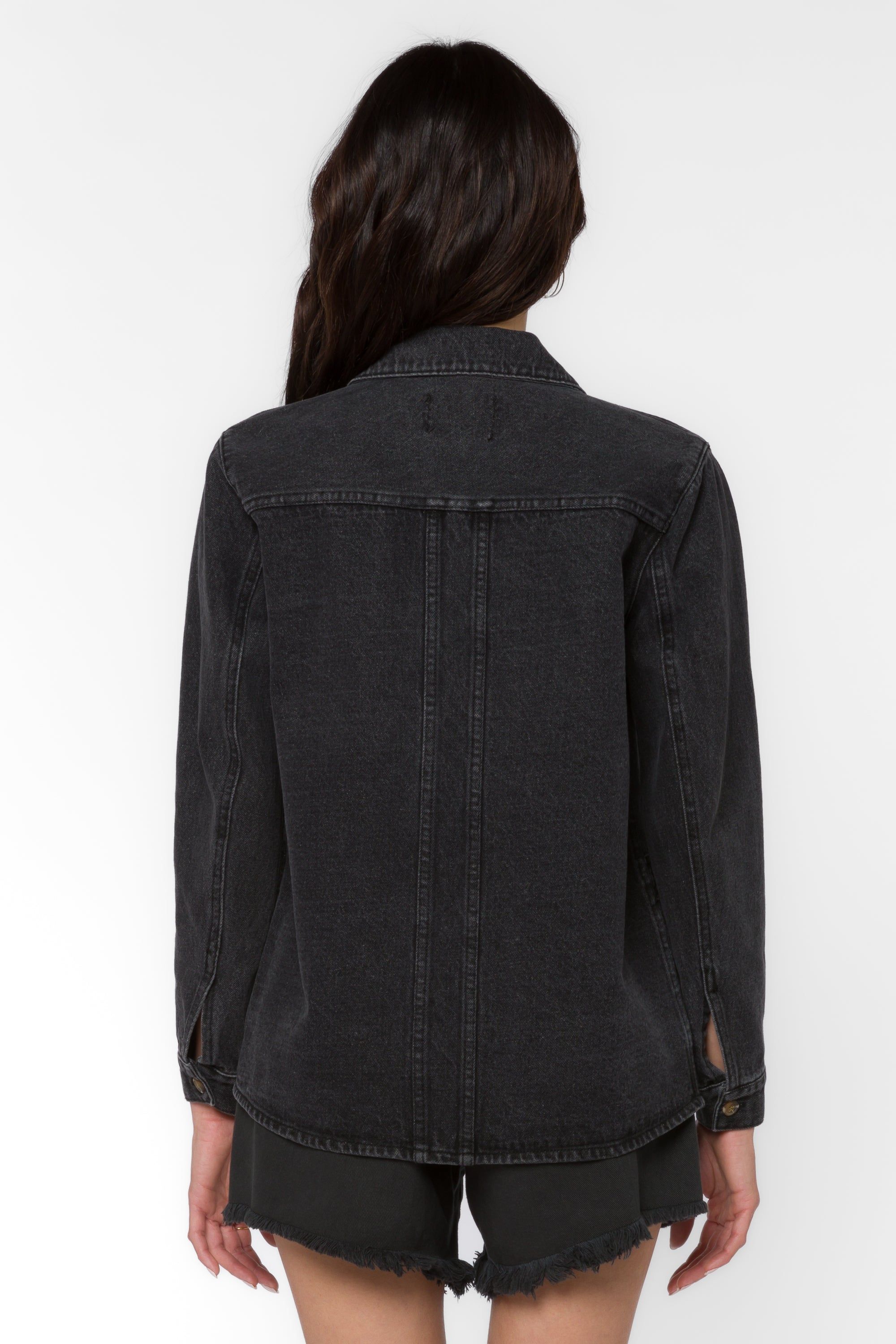 Astrid Black Denim Jacket sold by Velvet Heart product image thumbnail 4