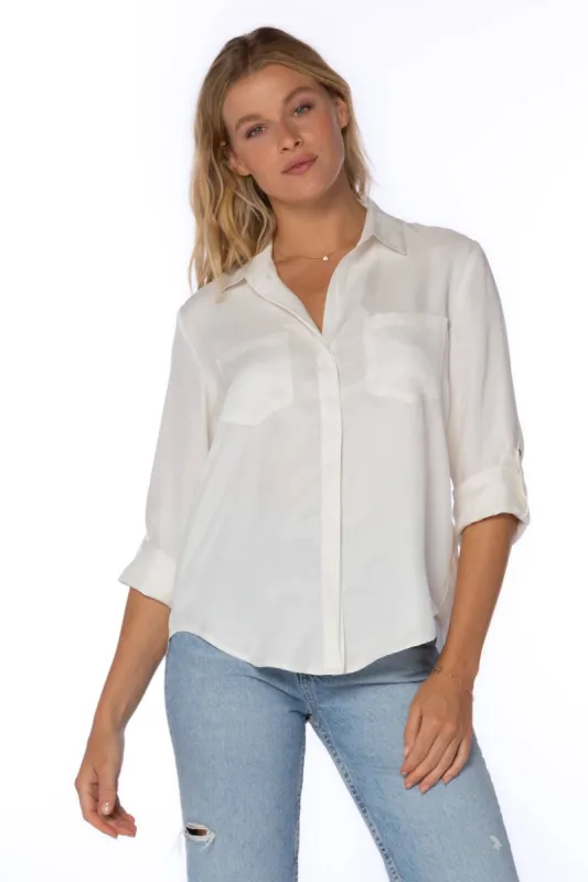 Riley White Shirt sold by Velvet Heart