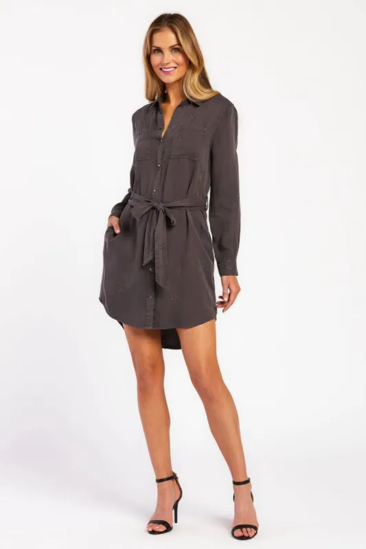 Scarlet Charcoal Dress sold by Velvet Heart