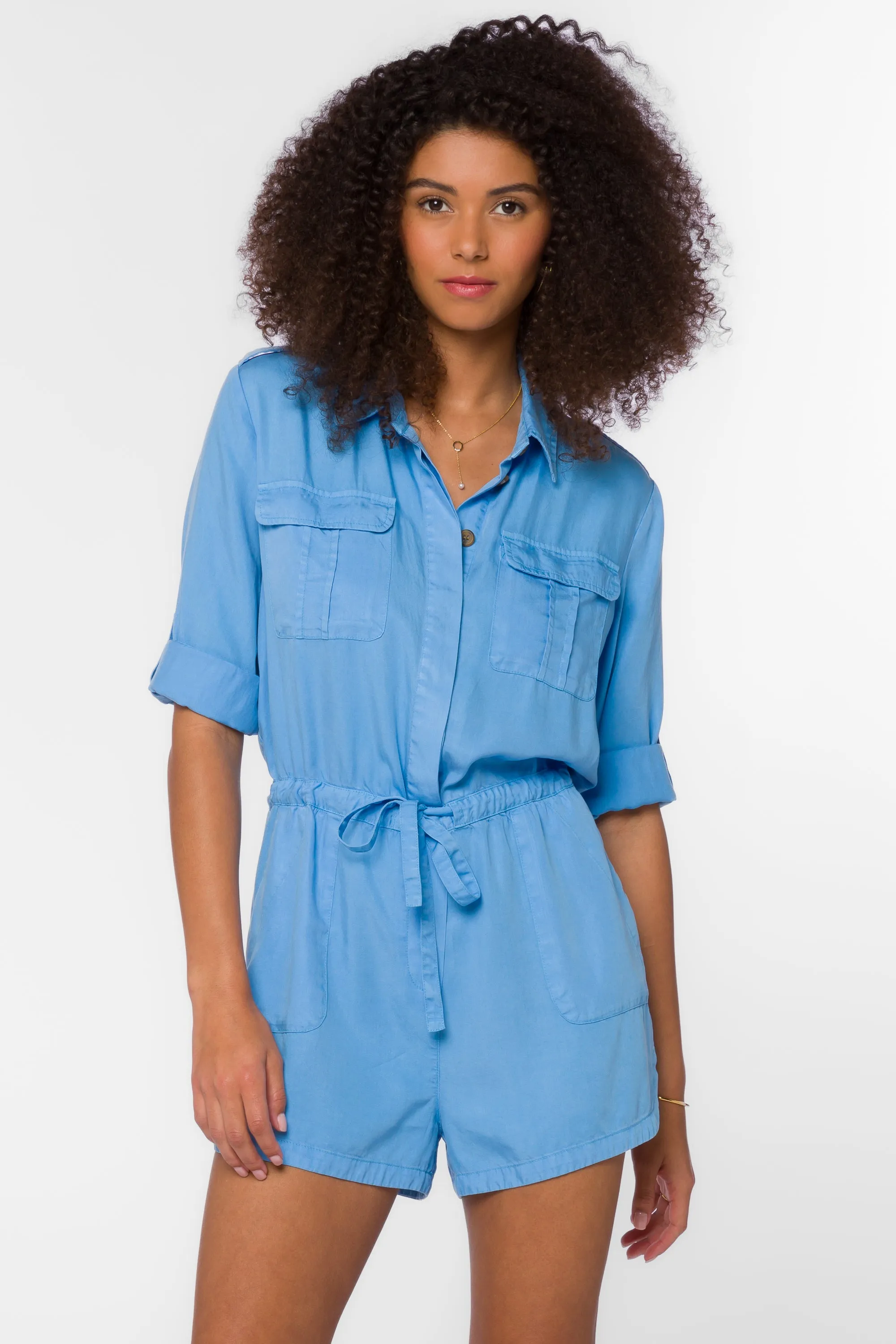 Luba Polar Blue Romper sold by Velvet Heart product image thumbnail 2