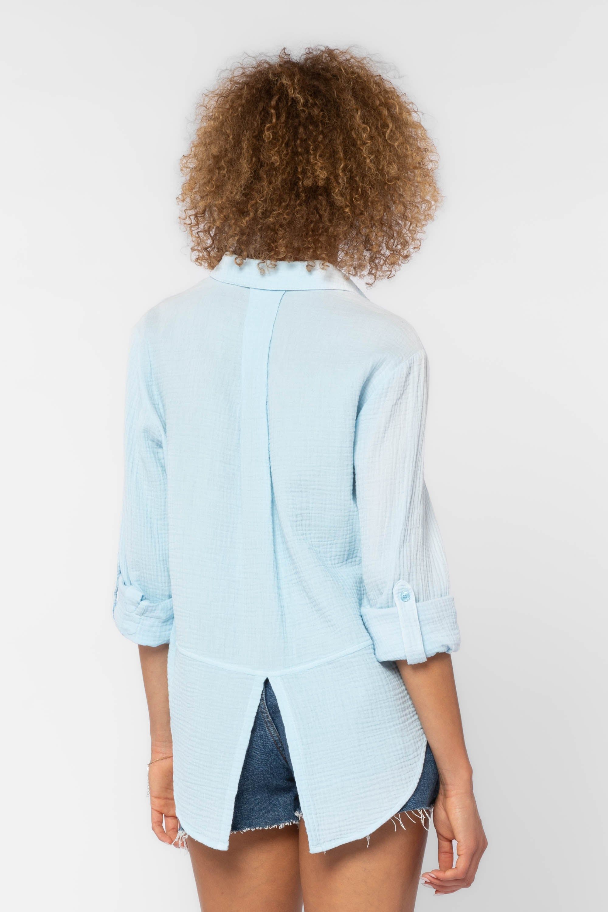 Riley Baby Blue Shirt sold by Velvet Heart product image thumbnail 3