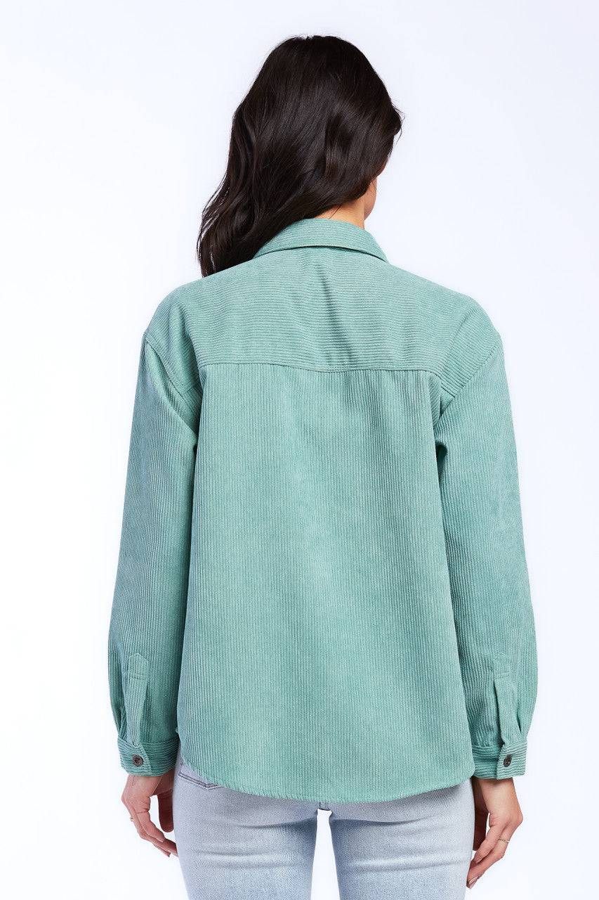 Carmele Sage Shacket sold by Velvet Heart product image thumbnail 3