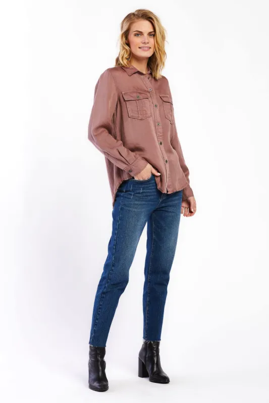 Brea Mauve Shirt sold by Velvet Heart