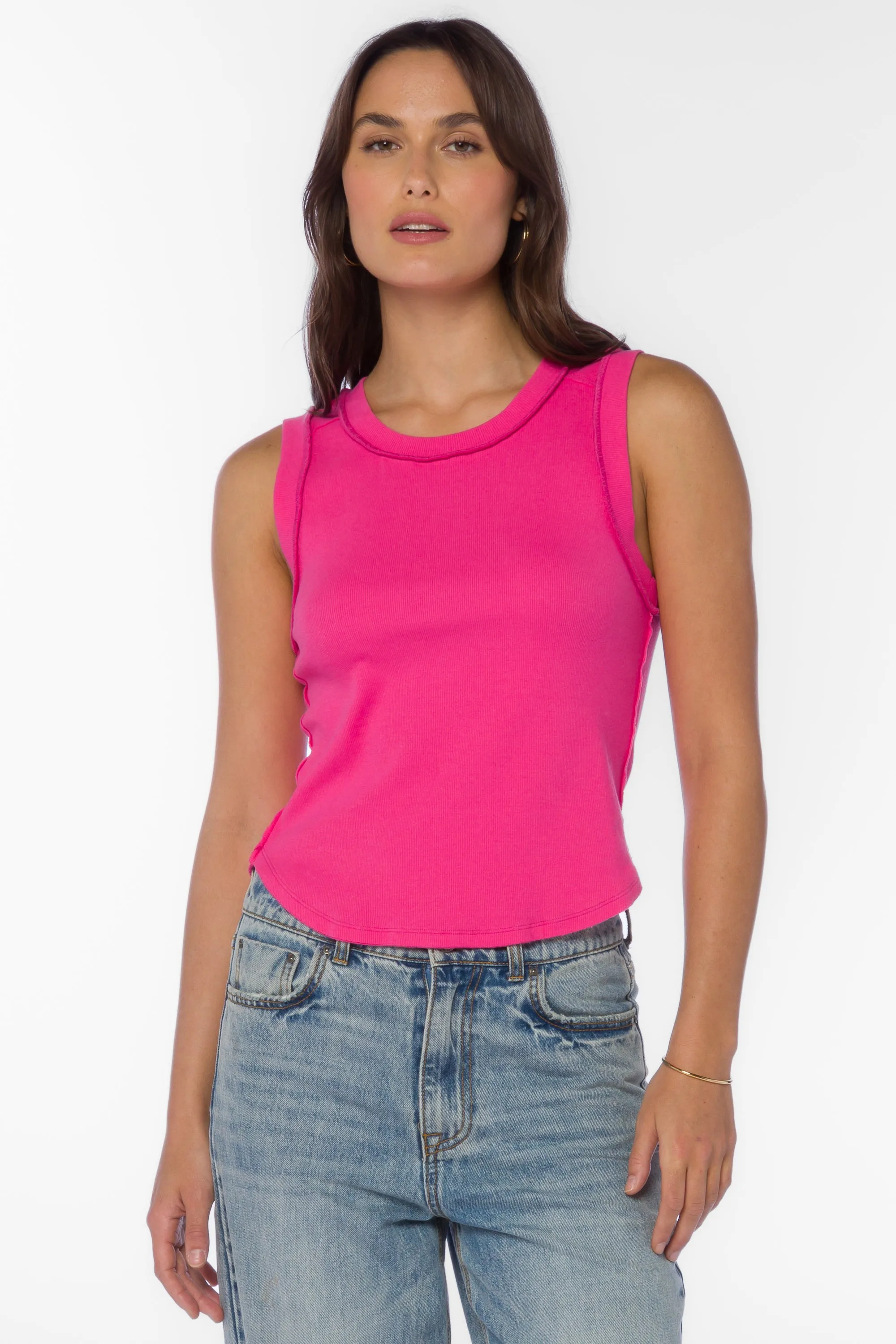Douglas Hot Pink Tank sold by Velvet Heart product image thumbnail 4