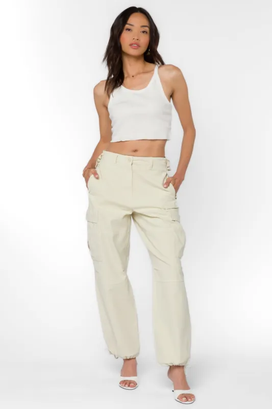 Baylor Khaki Pants sold by Velvet Heart