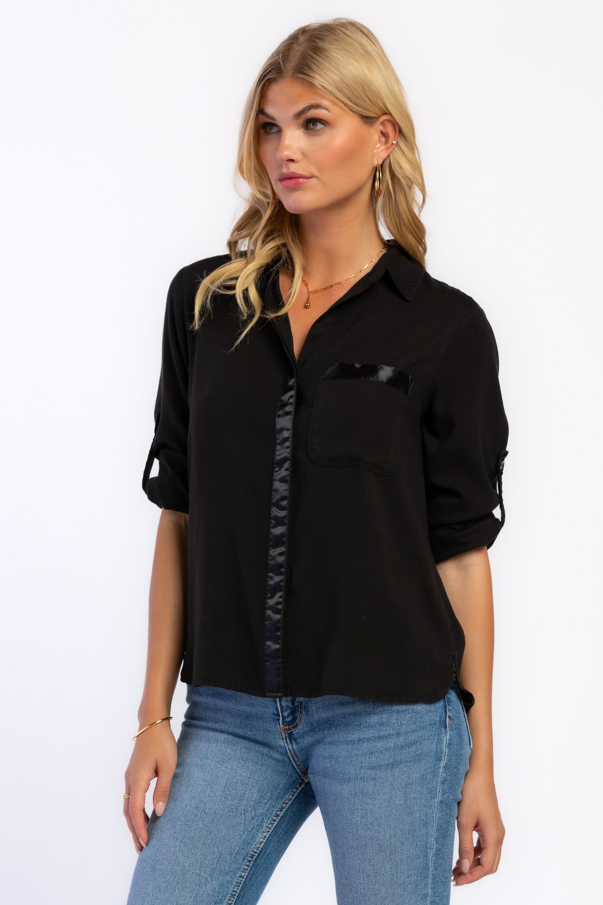 Ramona Black Shirt sold by Velvet Heart product image thumbnail 3