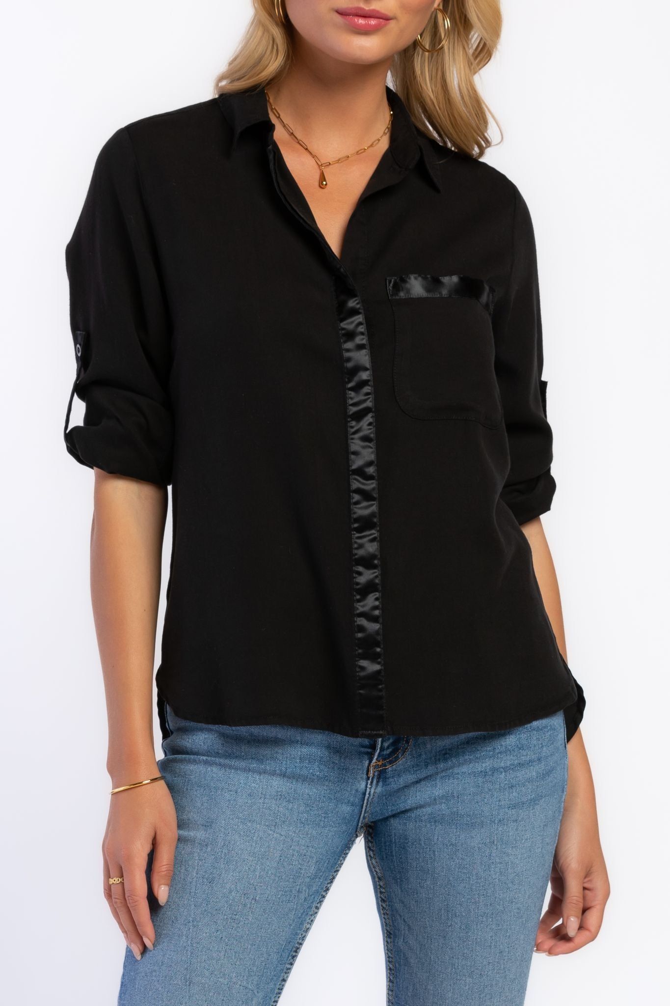 Ramona Black Shirt sold by Velvet Heart product image thumbnail 5