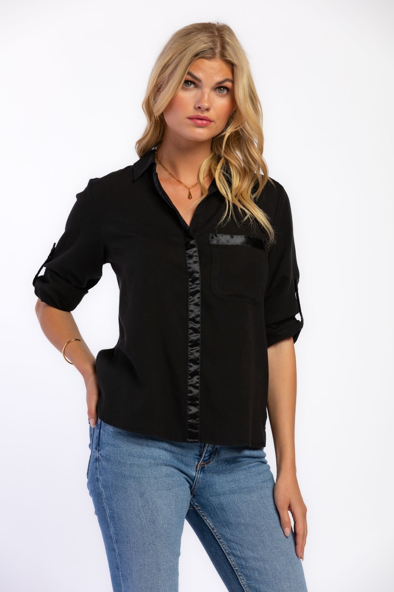 Ramona Black Shirt sold by Velvet Heart product image thumbnail 2