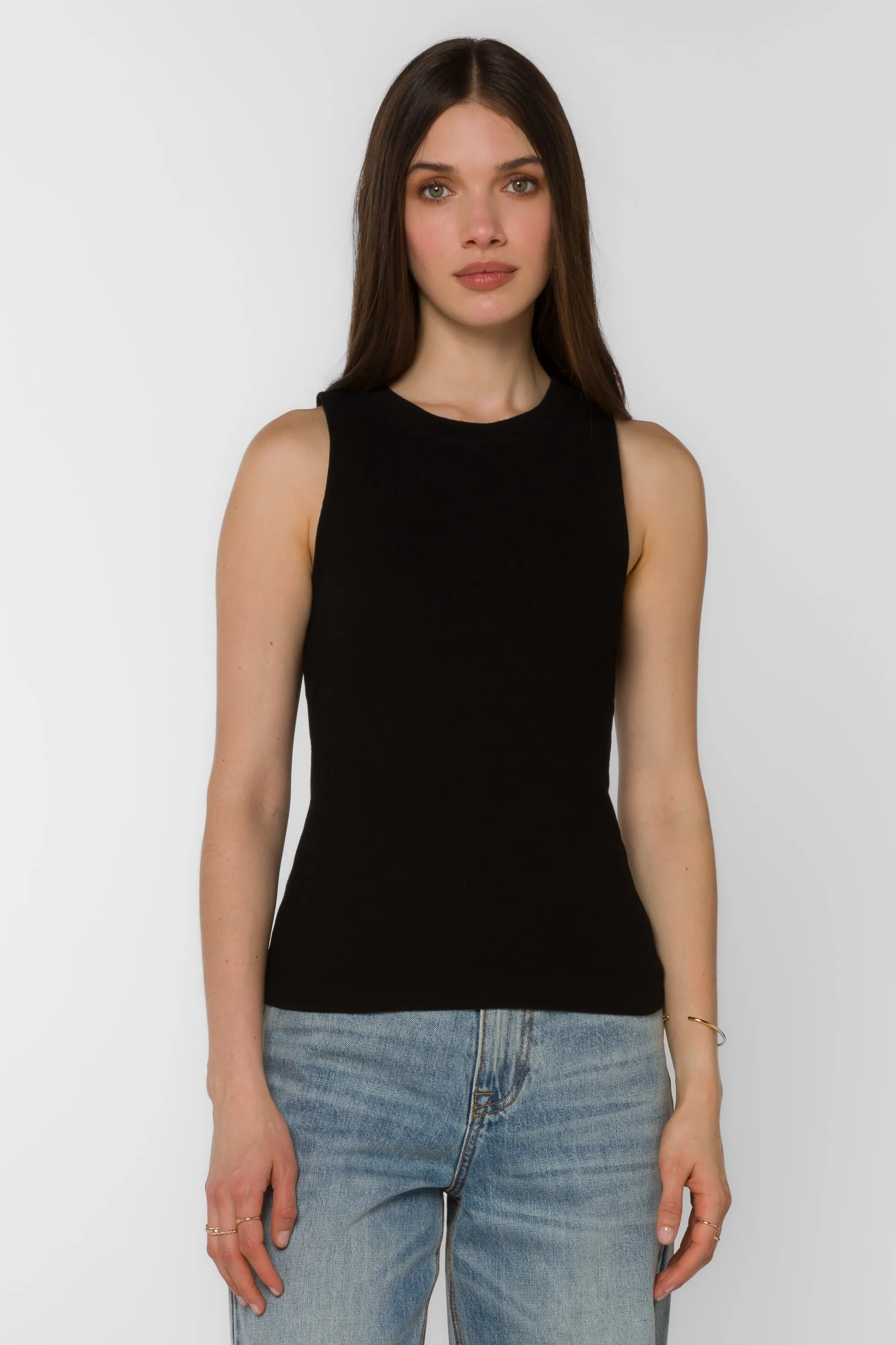 Tibby Black Tank sold by Velvet Heart product image thumbnail 3