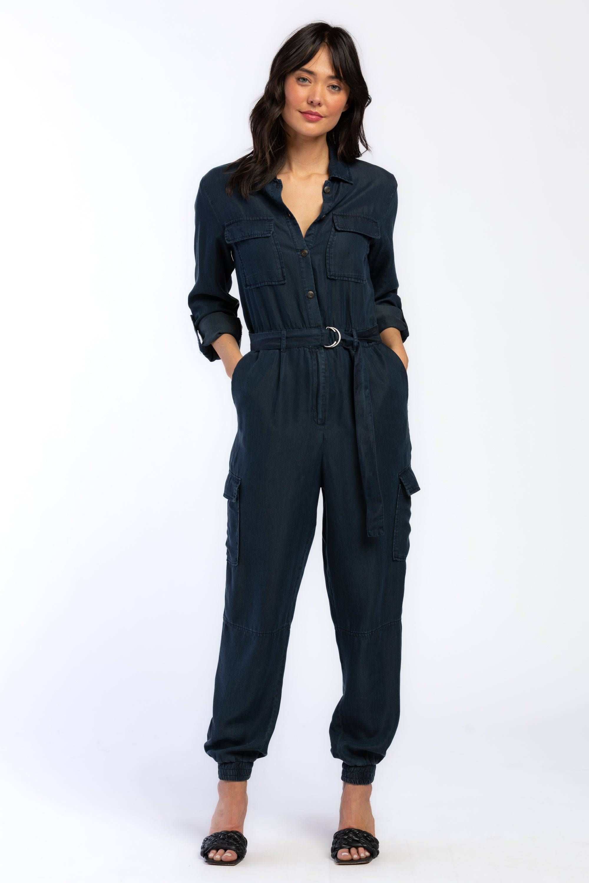 Kena Indigo Jumpsuit sold by Velvet Heart