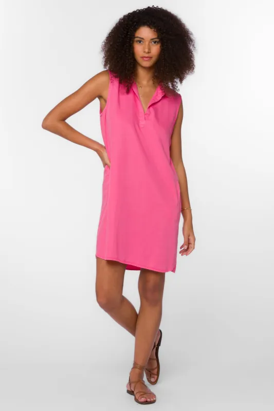 Delaney Hot Pink Dress sold by Velvet Heart