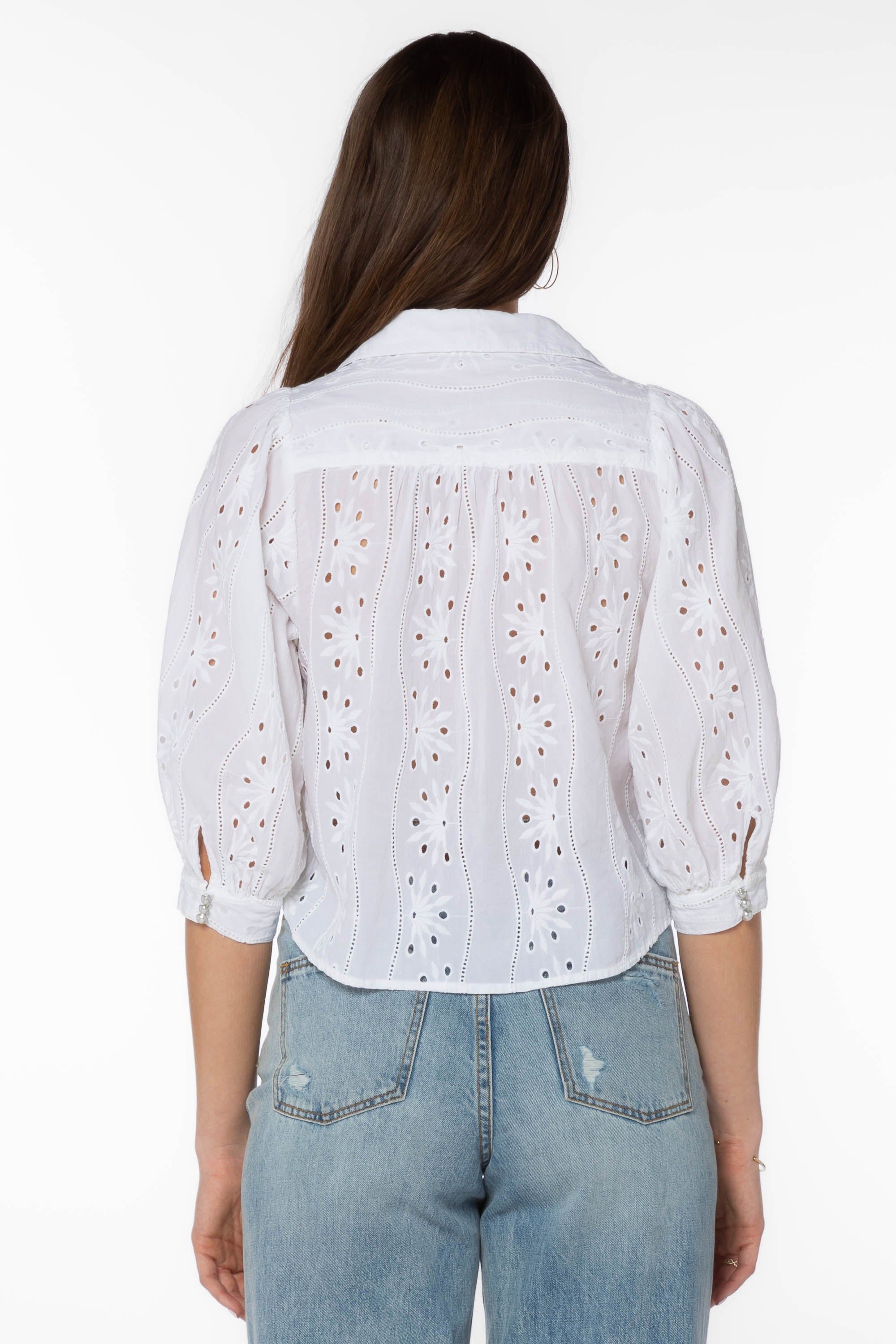 Teegan White Shirt sold by Velvet Heart product image thumbnail 4