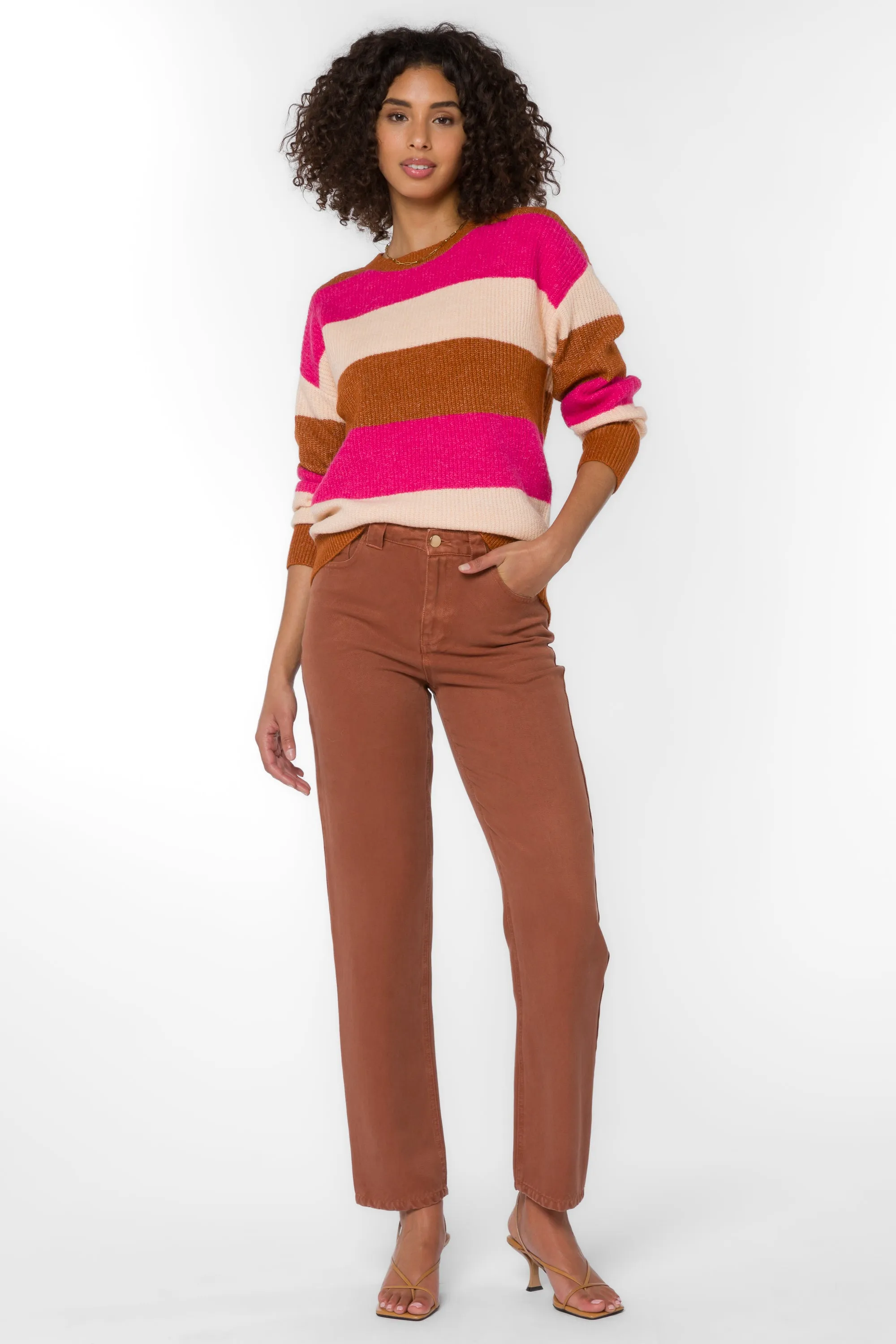 Cornell Berry Stripe Sweater sold by Velvet Heart product image thumbnail 3