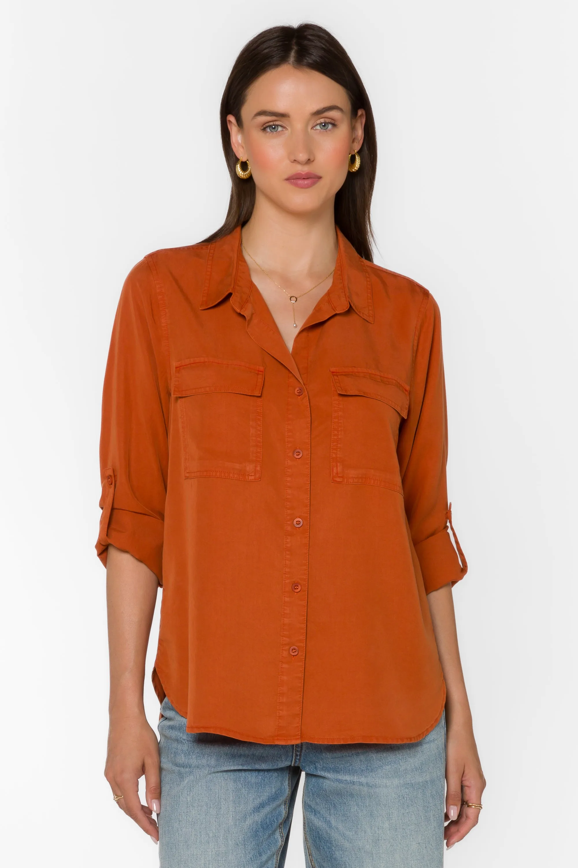 Talma Cinnamon Shirt sold by Velvet Heart product image thumbnail 3