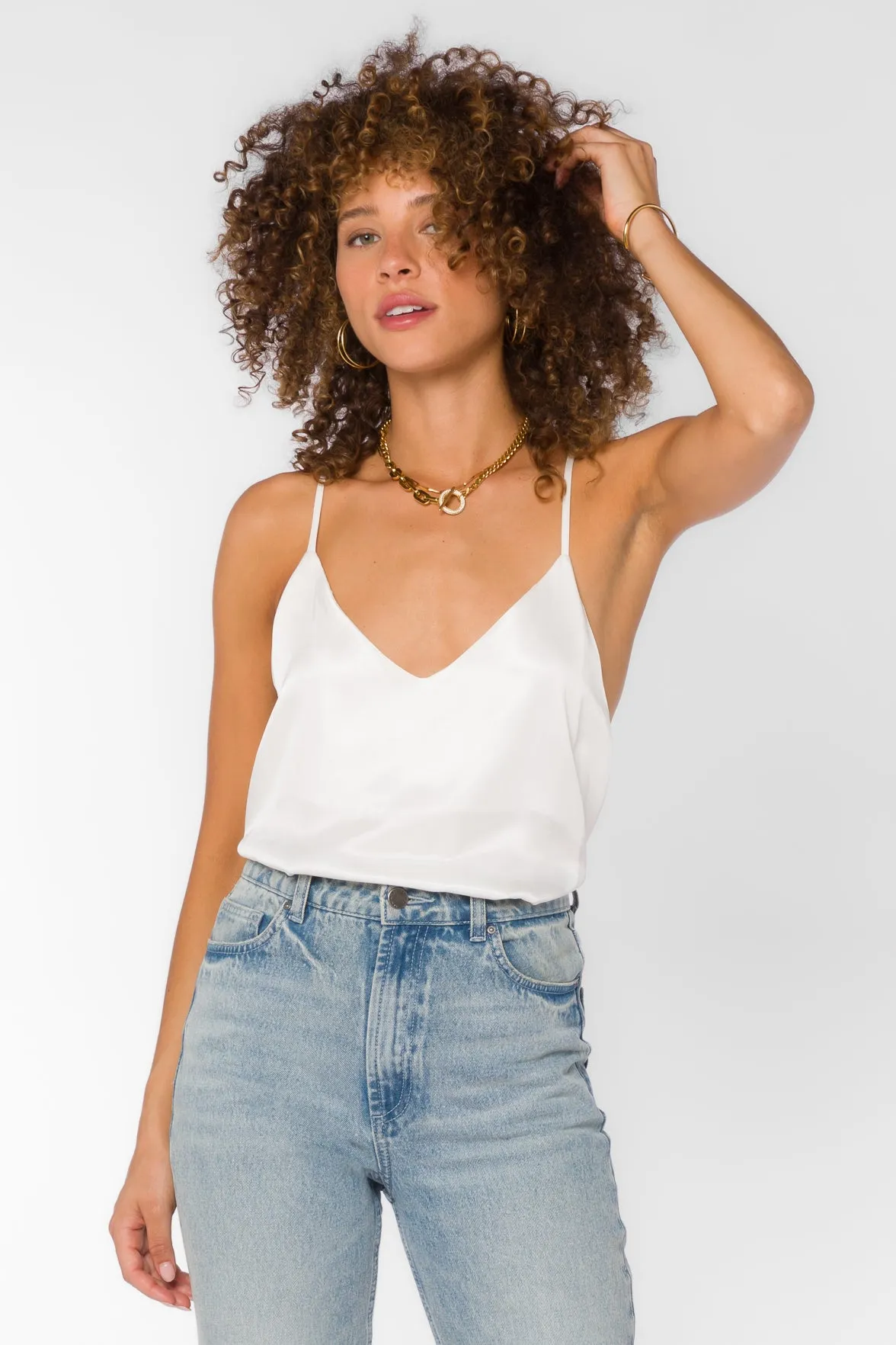 Moxie White Cami sold by Velvet Heart