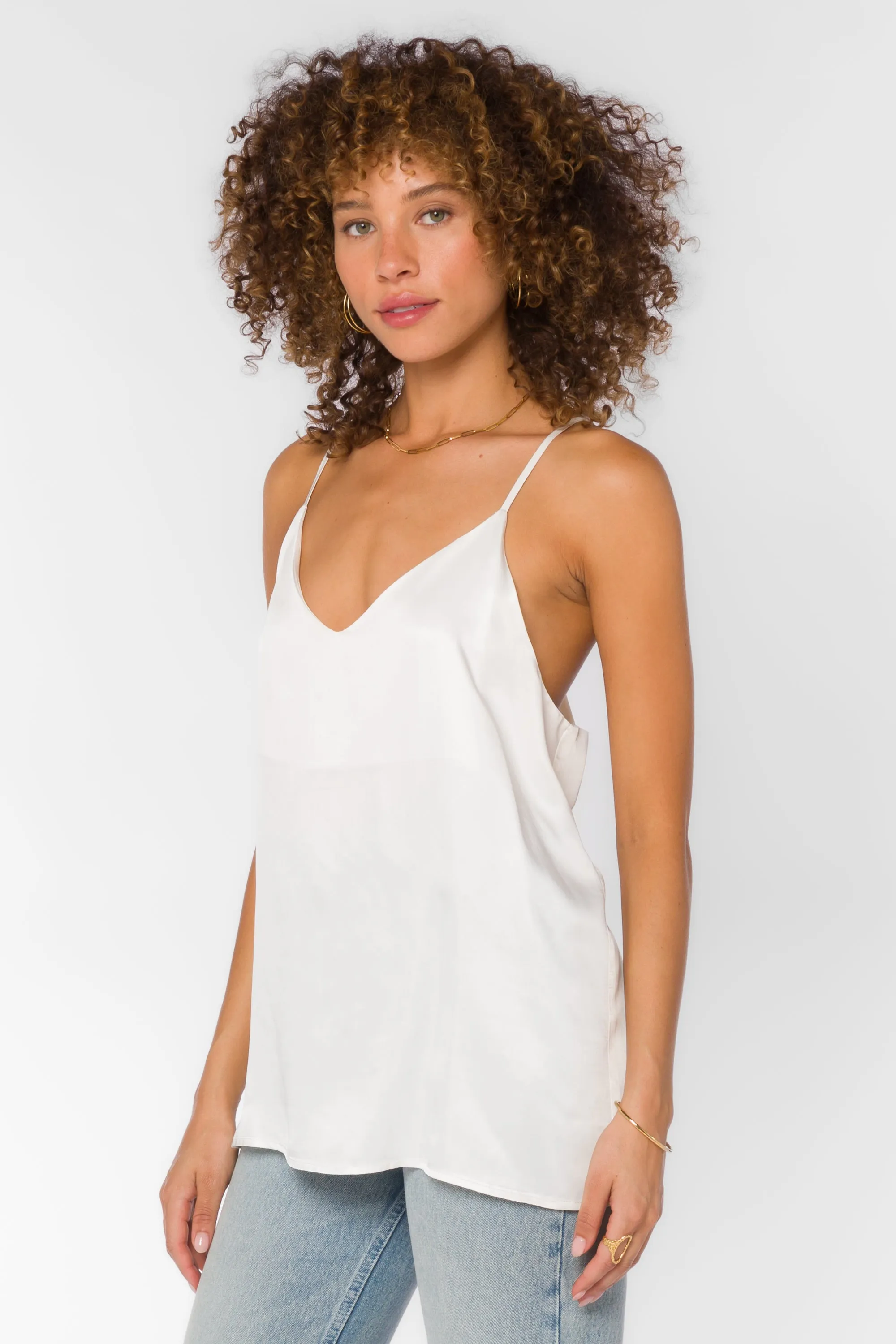 Moxie White Cami sold by Velvet Heart product image thumbnail 4