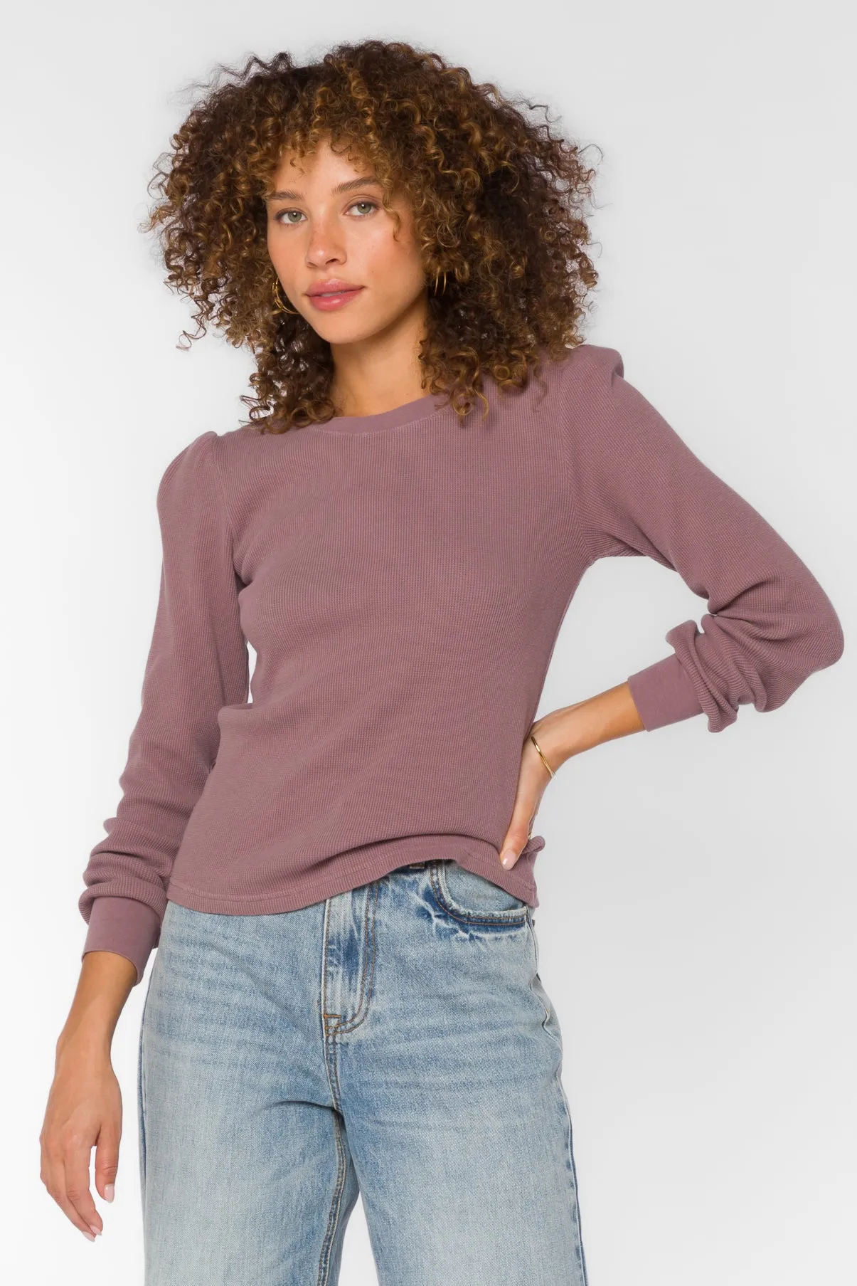 Russel Mauve Top sold by Velvet Heart