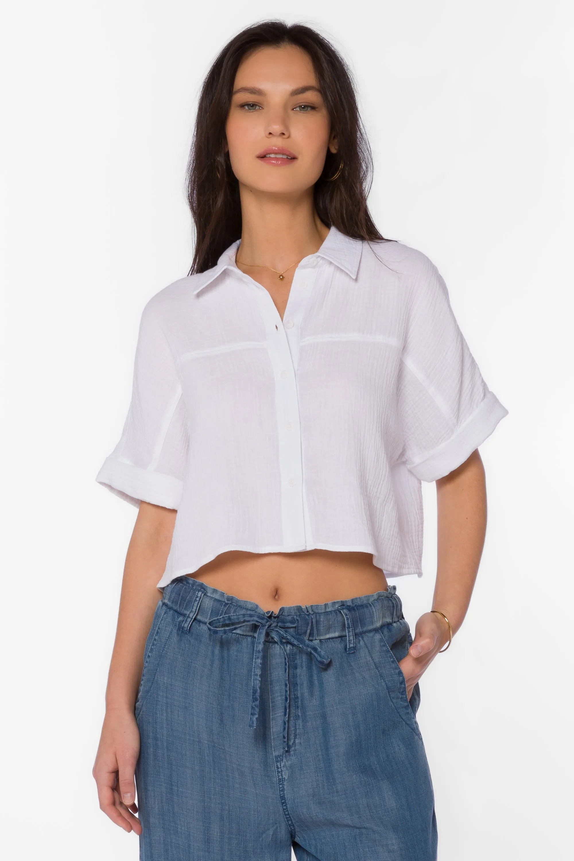 Trista Optic White Shirt sold by Velvet Heart product image thumbnail 3