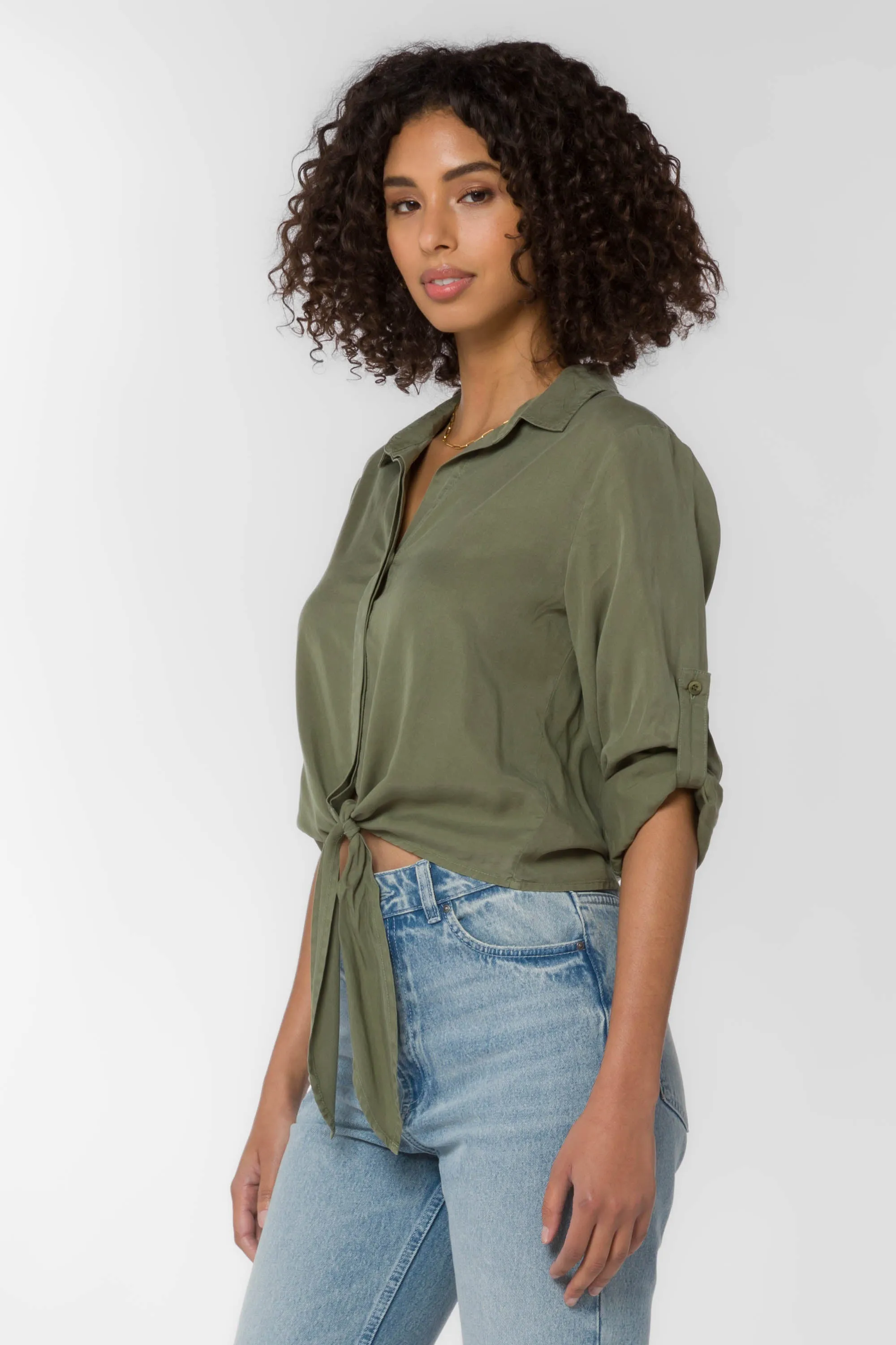 Solange Olive Top sold by Velvet Heart product image thumbnail 3