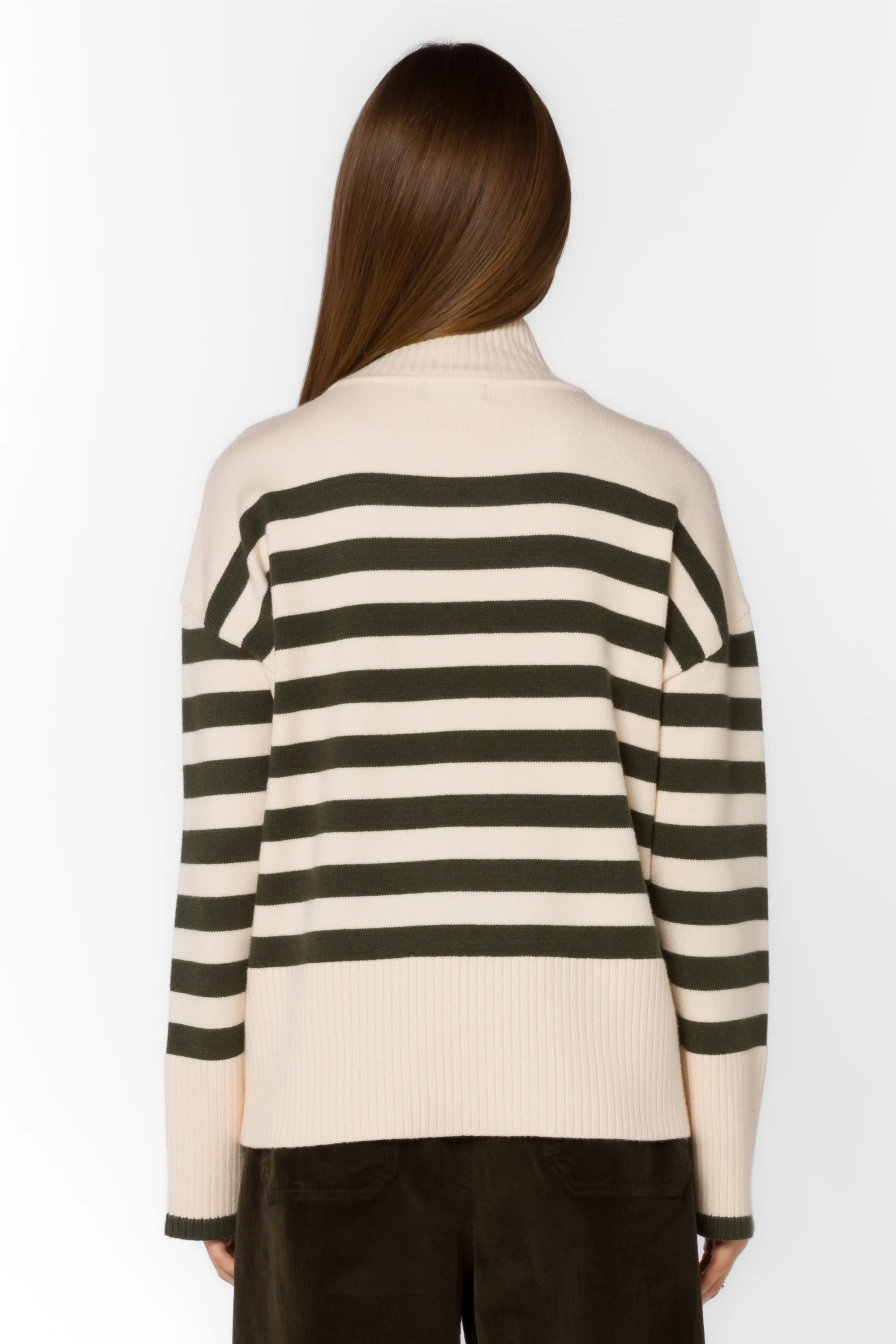 Caden Ivory Pine Stripe Sweater sold by Velvet Heart product image thumbnail 5