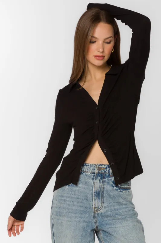 Cielo Black Top sold by Velvet Heart