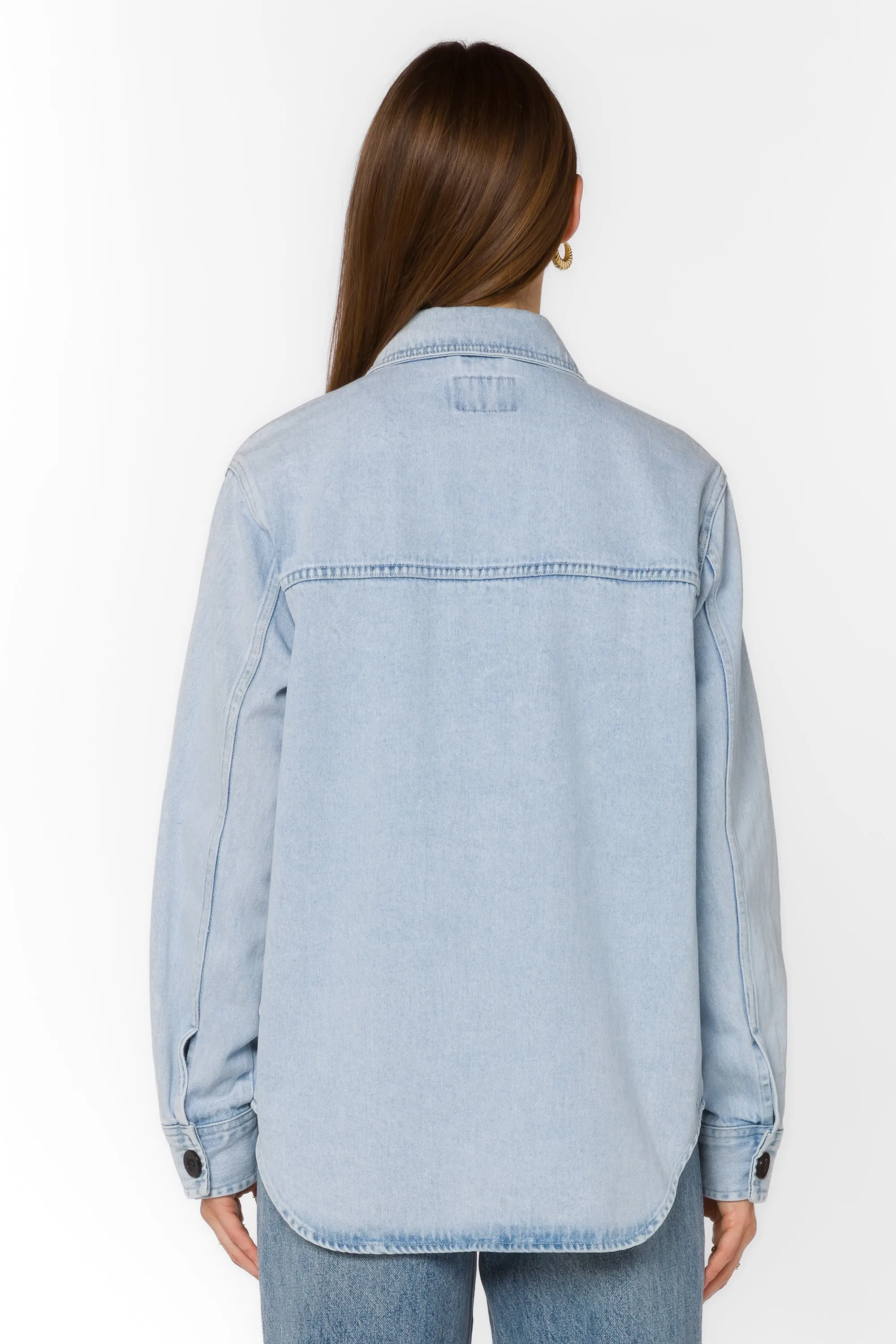 Austin Light Mineral Blue Shirt Jacket sold by Velvet Heart product image thumbnail 4