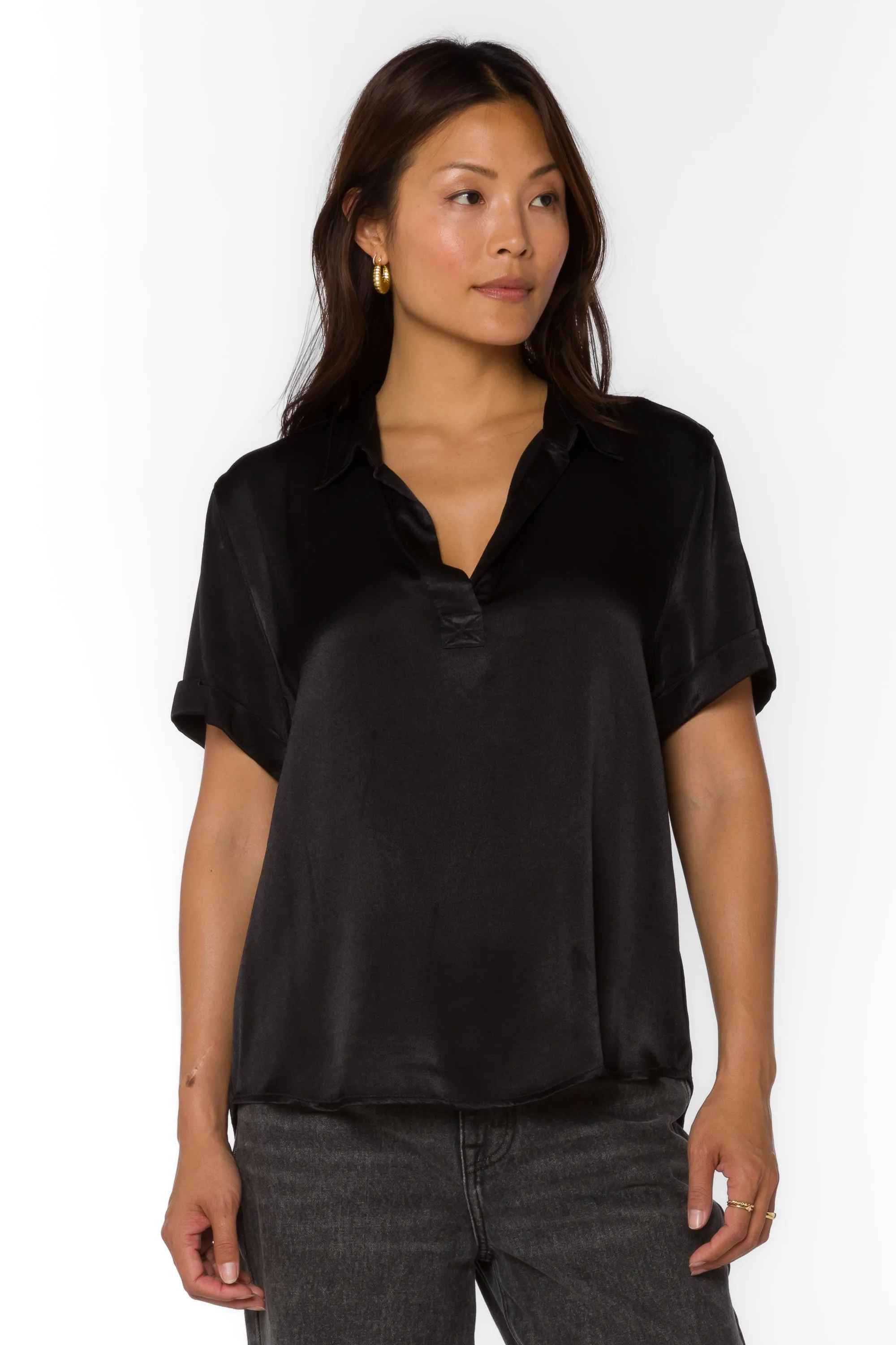 Lena Black Blouse sold by Velvet Heart product image thumbnail 3