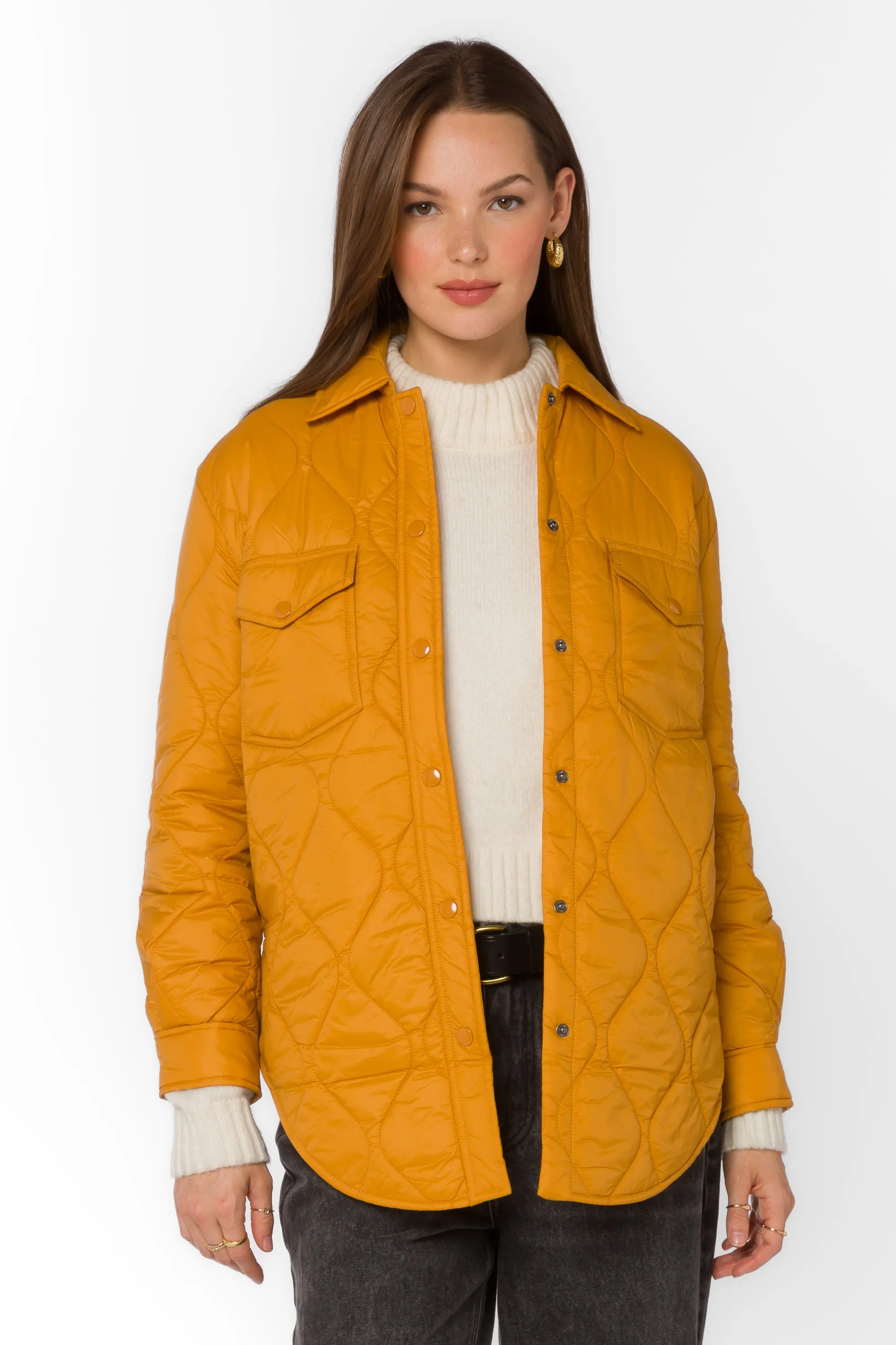 Bella Butterscotch Puffer Jacket sold by Velvet Heart product image thumbnail 3