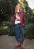 Eleanor Red Sangria Jacket sold by Velvet Heart