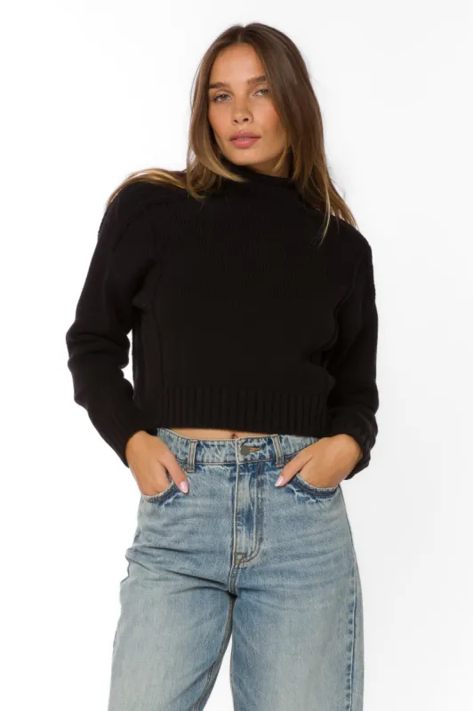 Goodwin Black Sweater sold by Velvet Heart