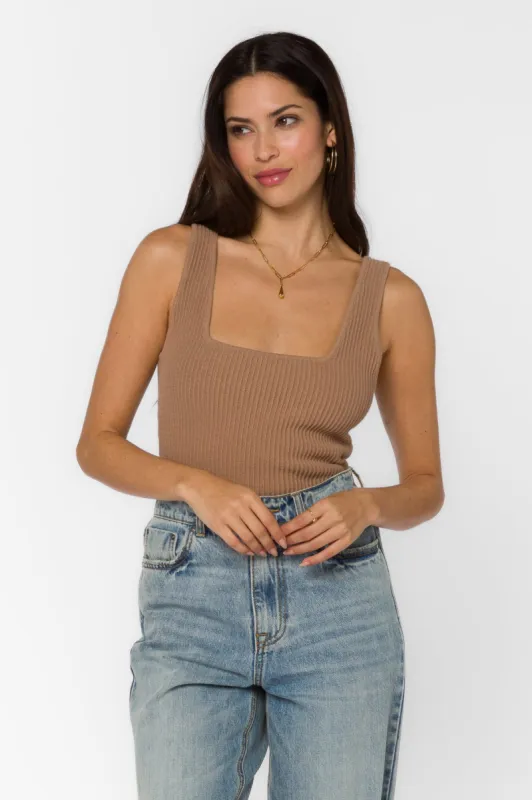 Pamela Praline Tank sold by Velvet Heart