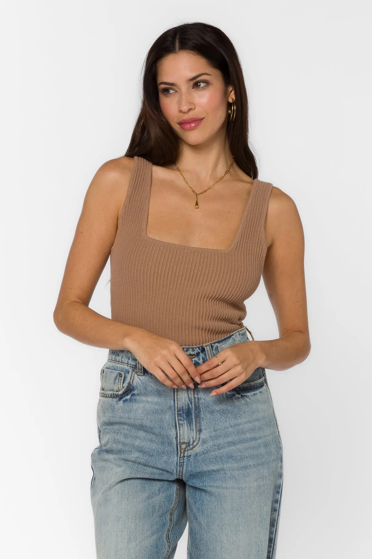 Pamela Praline Tank sold by Velvet Heart