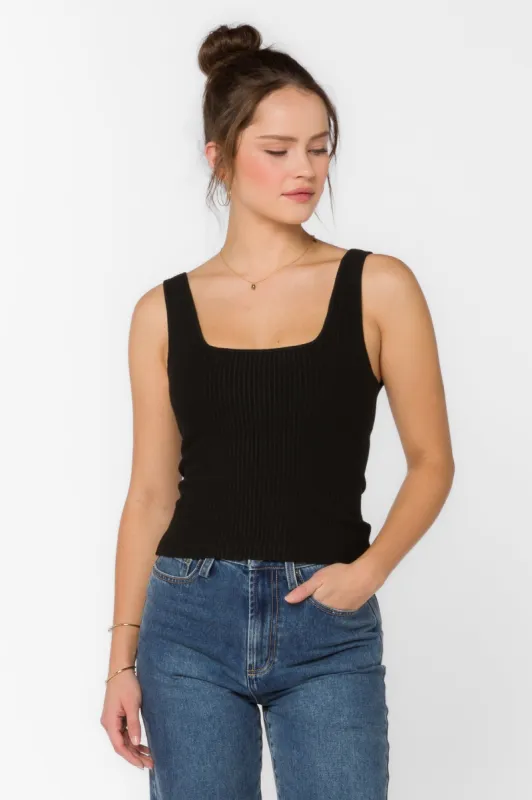 Pamela Black Tank sold by Velvet Heart