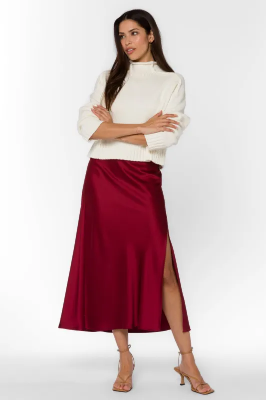 Gypsy Crimson Skirt sold by Velvet Heart
