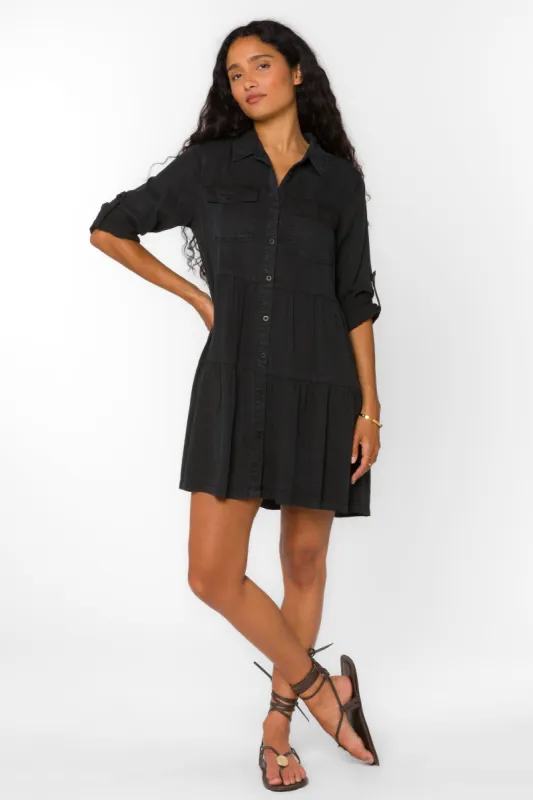 Bree Black Dress sold by Velvet Heart