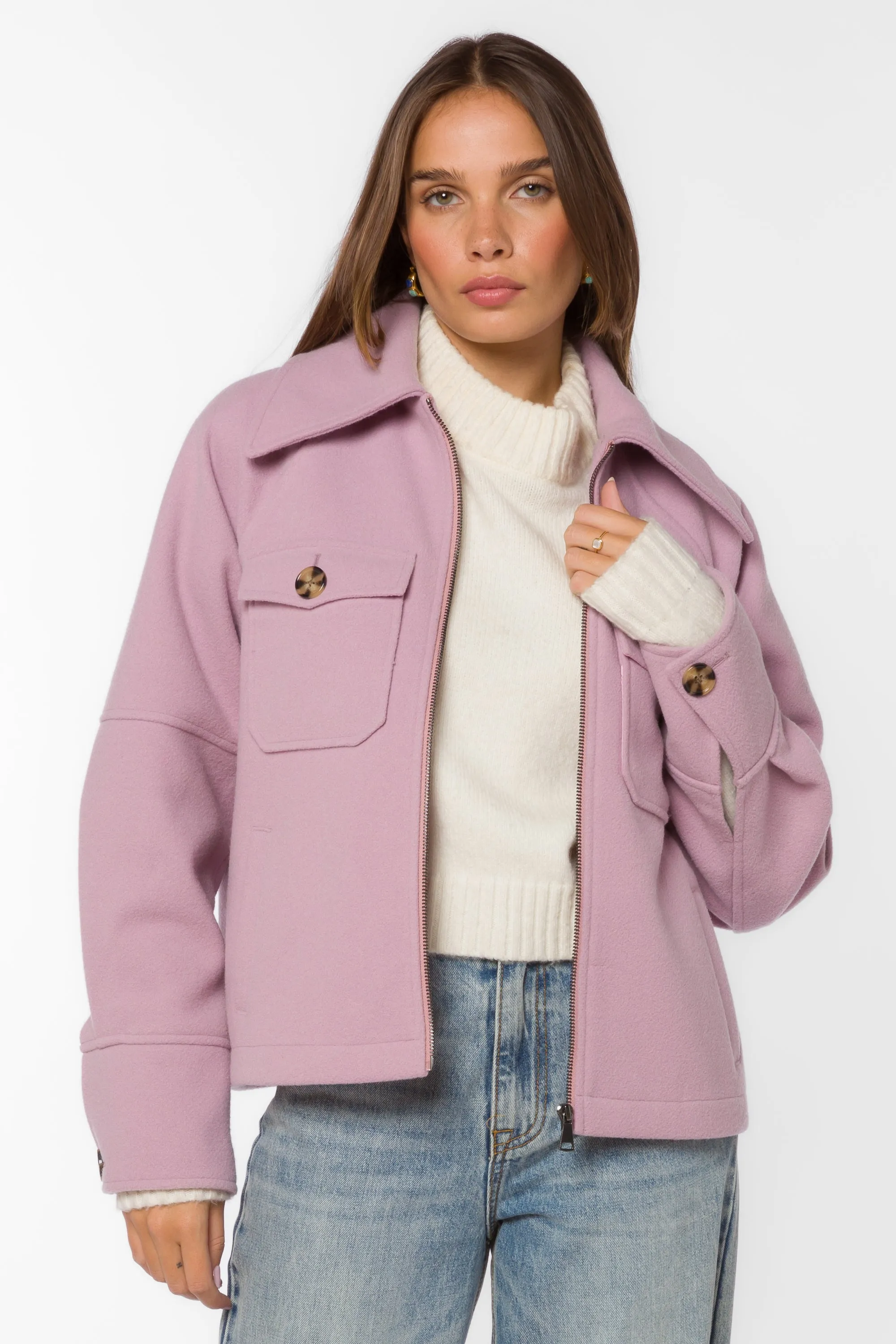 Stassi Muted Mauve Jacket sold by Velvet Heart product image thumbnail 4